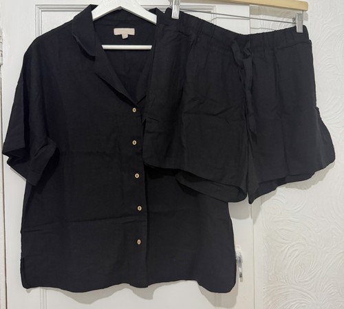 Tesco black short - tesco, short-sleeve