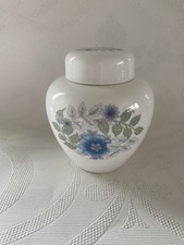 Wedgwood clementine Pattern Vintage Bone China Ginger Jar