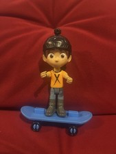 Paw Patrol Daring Danny X Figure With Skateboard Moveable Large 4 Inch Figure