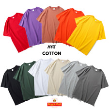 Men's T Shirts plain 100%