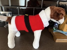 Santa Dog Jumper - Size S
