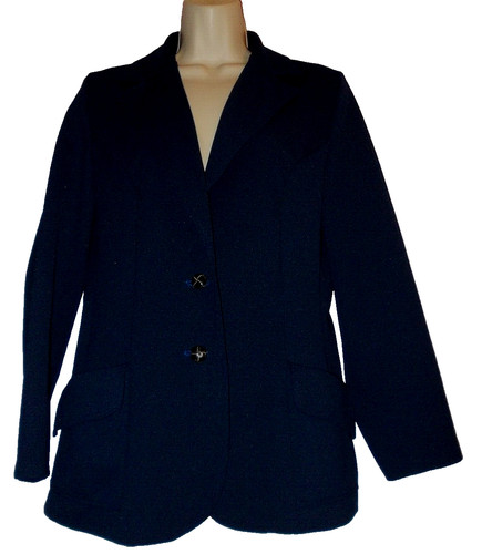 Vintage handmade ladies navy - handmade,