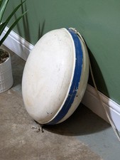 Vintage  Fishing Buoy Rope Plastic Flotation Crab Lobster Boat Garden Ornament 