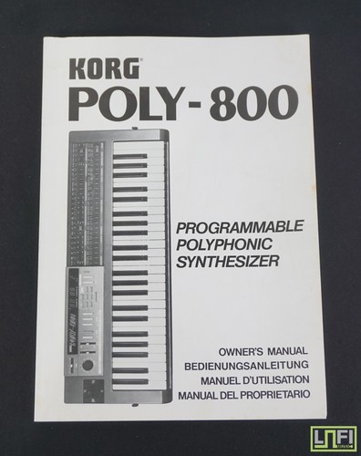 Korg poly 800 original vintage - korg, poly-800