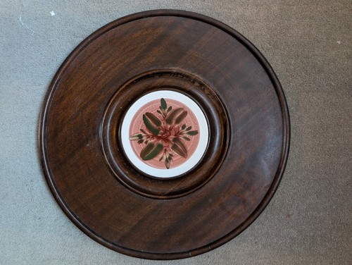Vintage wooden serving tray - vintage,
