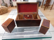 Antique Mahogany Tea Caddy