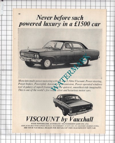 Vauxhall viscount car advert - viscount,