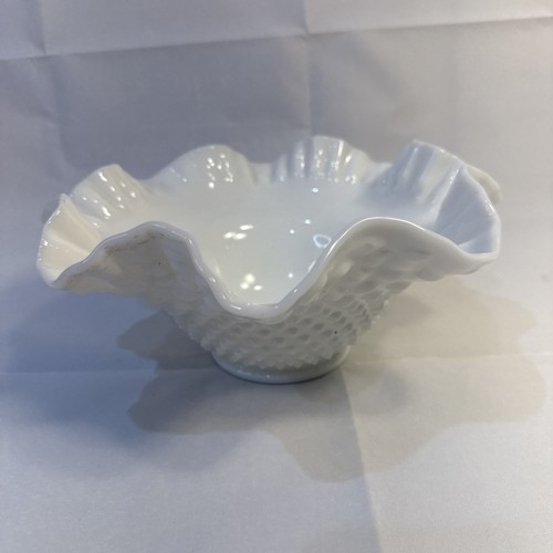 Vtg fenton milk glass hobnail - milk,