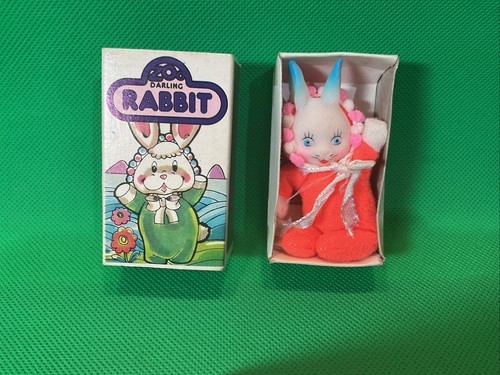 Vintage matchbox rabbit beanie