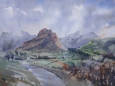 Cumbria Landscape Watercolour
