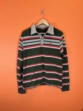 Levi’s Vintage Rugby Shirt Green Striped Men’s Size Large