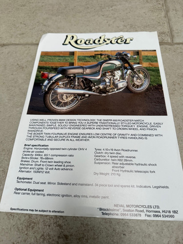 Neval dnepa roadster 650 - neval,