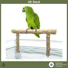 Natural wood bird perch - wood,