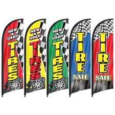 Tire Series Swooper Flagpole
