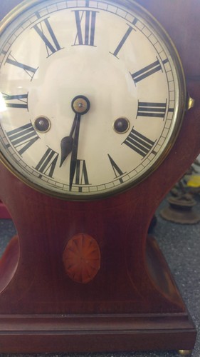 Antique balloon clock - clock, large