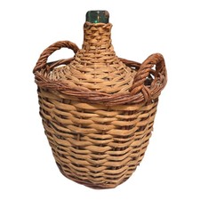 Antique 13” Demijohn Glass