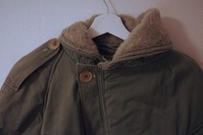 50s British Army Middle Parka M52 Shawl Asymmetrical Button Cabourn Archive
