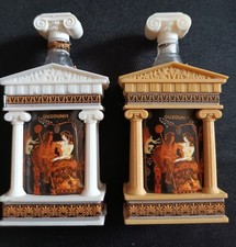 Job Lot of 8 Empty Little Greek Metaxa Ouzo Minitilure Liquor Bottles.