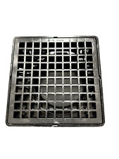 Osma Wavin Cover and Frame Bottle Gully Hopper Head Black 4D908 4D900 229 x 229m