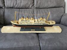 RMS Titanic Wood Cruise Boat Wooden Ship Model 32" 80cm Shelf Decor Not a Kit