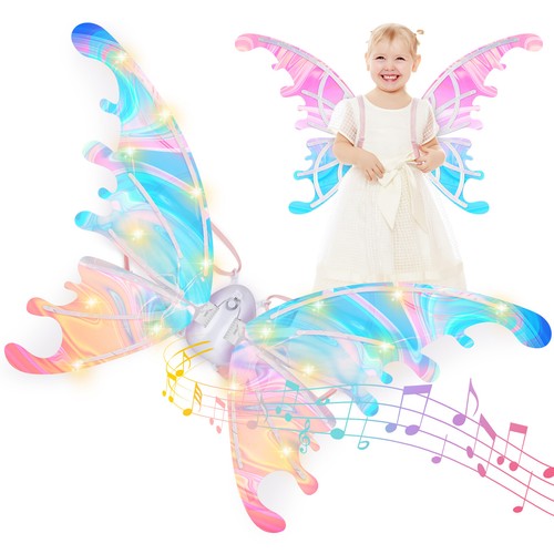 Led butterfly wings dress - led,