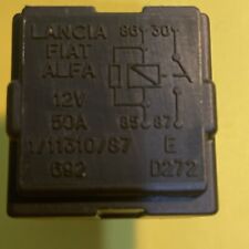 Lancia Fiat Alfa 4-Pin 50 Amp Black Relay 1/11310/87 E D272 A727 12V 50A 692