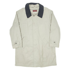 Vintage ENZO DAMIANI Mens Trench Coat Beige 90s L