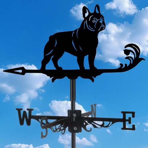 French bulldog weather vane - french,