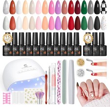 31Pcs Gel Nail Polish Set UV