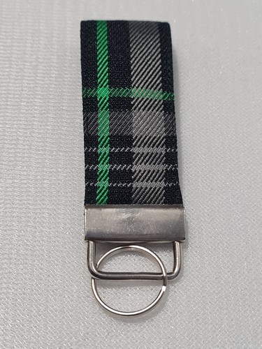 Fabric green stripe tartan - vw,