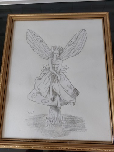 Pencil sketch fairy a - 'fairy, on
