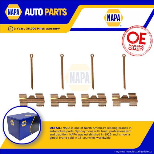 Brake pad fitting kit - brake, front