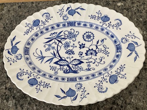 Vintage meakin blue - j, &