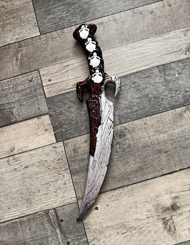 Skull handle silver heavy - handle,