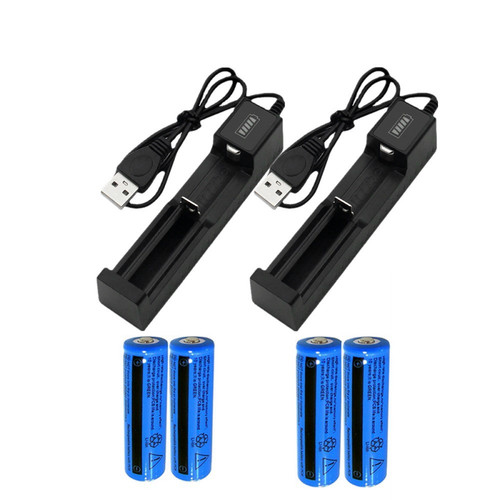 4pcs 3000mah 18650 - 4pcs,