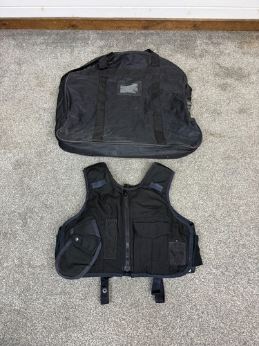 Black female body armour vest - body,
