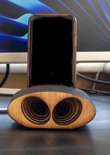 S-Craft Stylish Wooden Passive Amplifier finished in Oak Veneer - UK Design/Made