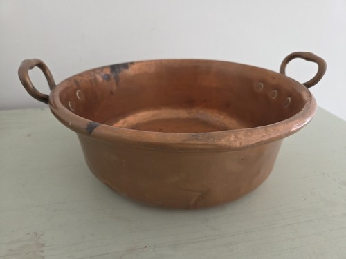 French copper jam pan saucepan - copper,