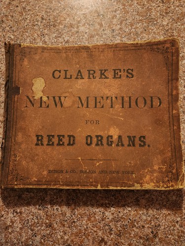 Vintage instruction book for