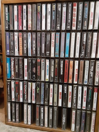 Vintage cassette tapes rock - vintage,