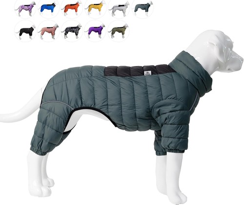 Armygreen dog coat - dog,