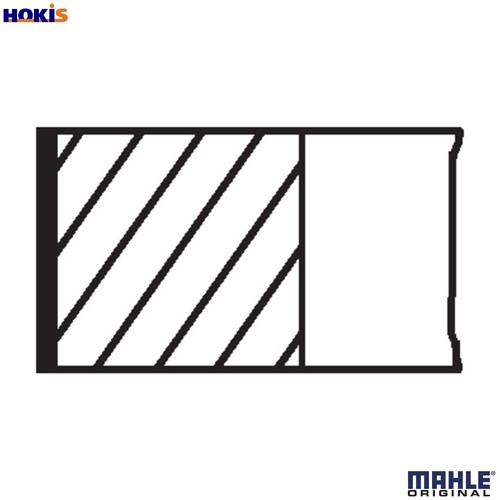 Piston ring kit 014 - 4x, v0