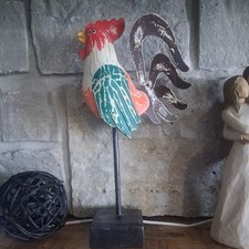 Vintage Folk Art Wooden And