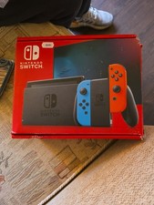 Nintendo Switch Console with Neon Blue/Neon Red Joy-Con Controllers, 2017