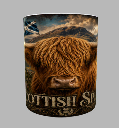 Scottish highland cow mug 11oz - highland,
