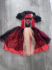 Alice In Wonderland Girls Heart Costume