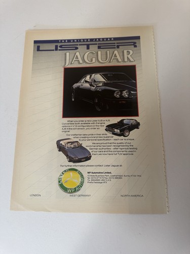 Original lister jaguar xjs - original,