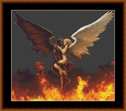 Devil and angel - devil,