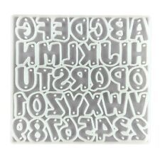 Alphabet Keychain Epoxy Resin