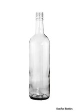 750ml Clear Glass Wine Bottles Bordeaux Wine Bottle With Nova twist caps